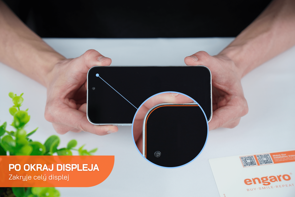 Hydrogel fólia po okraj displeja