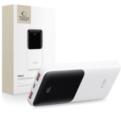 Powerbanka Tech-Protect Pb01 Power Bank 10000Mah 22.5W White