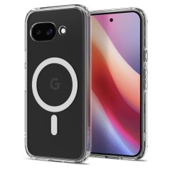 Kryt Spigen Ultra Hybrid Mag Magsafe Google Pixel 9A Clear/White Kryt Spigen Ultra Hybrid Mag Magsafe Google Pixel 9A Clear/White