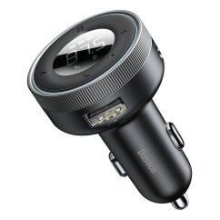 Nabíjačka auta Baseus Transmiter Fm Bluetooth 5.0 + Mp3 + Car Charger 3,4A 2X USB Qc3.0 Cclh-01 Black