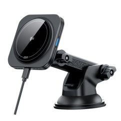 Držiak do auta ESR Halolock Magnetic Magsafe Dashboard Car Mount Wireless Charger Qi2 15W Black