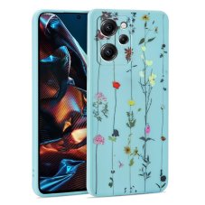 Fedél Tech-Protect hangulat Xiaomi Poco X5 Pro 5G Garden Blue
