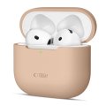 Kryt Tech-Protect Silicone Apple Airpods 4 Caffe Latte