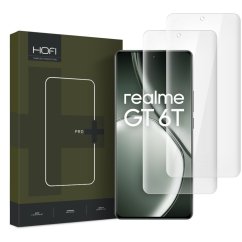2ks v balení, set ochranných skiel Hofi Uv Glass Pro+ 2-Pack Realme GT 6 / GT 6T Clear