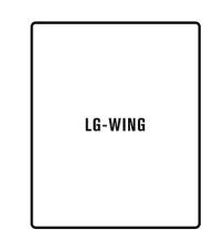 Hydrogel - full cover - ochranná fólia - LG Wing