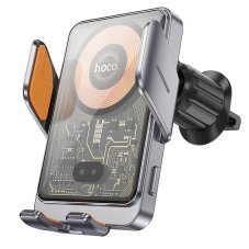 Edzett védőüveg Wireless Car Phone Holder Hoco 15 W Air Vent Hw7 Gray
