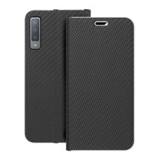 Kryt Flip Case Samsung Galaxy A7 2018 Luna Book Carbon Black