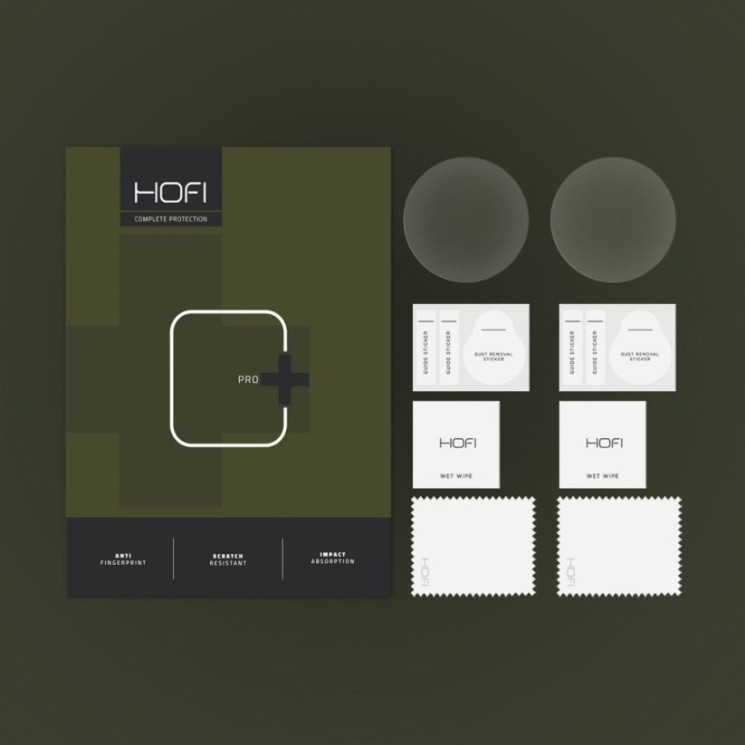 Ochranné tvrdené sklo Hofi Glass Pro+ 2-Pack Xiaomi Watch S3 Clear