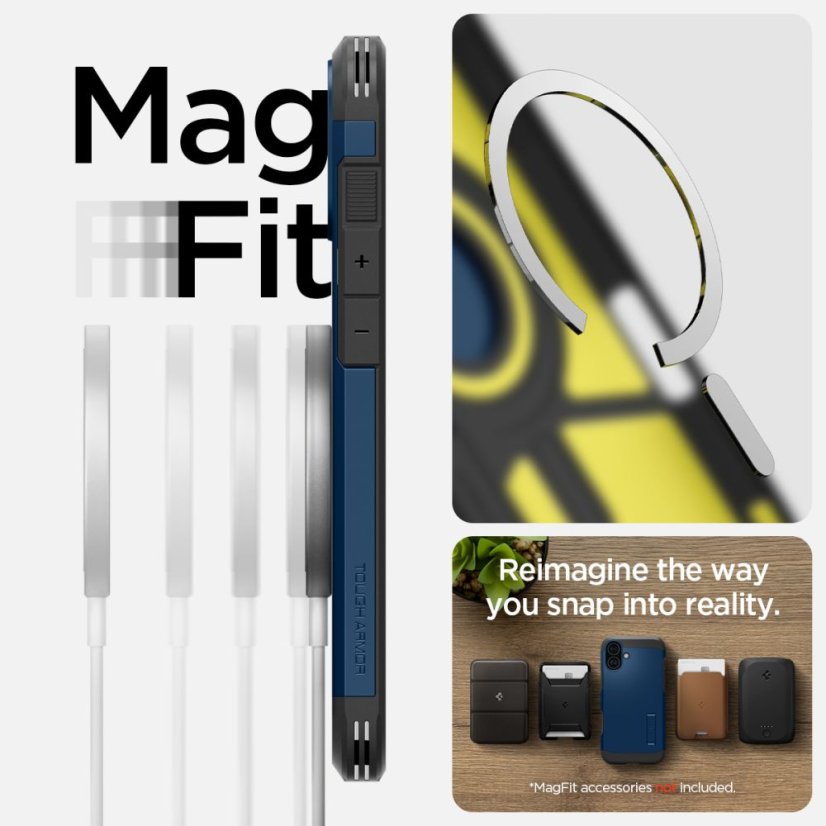 Kryt Spigen Tough Armor Mag Magsafe iPhone 16 Navy Blue