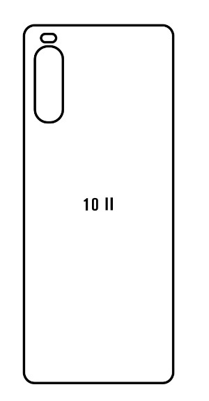 Hidrogél - hátsó védőfólia - Sony Xperia 10 II