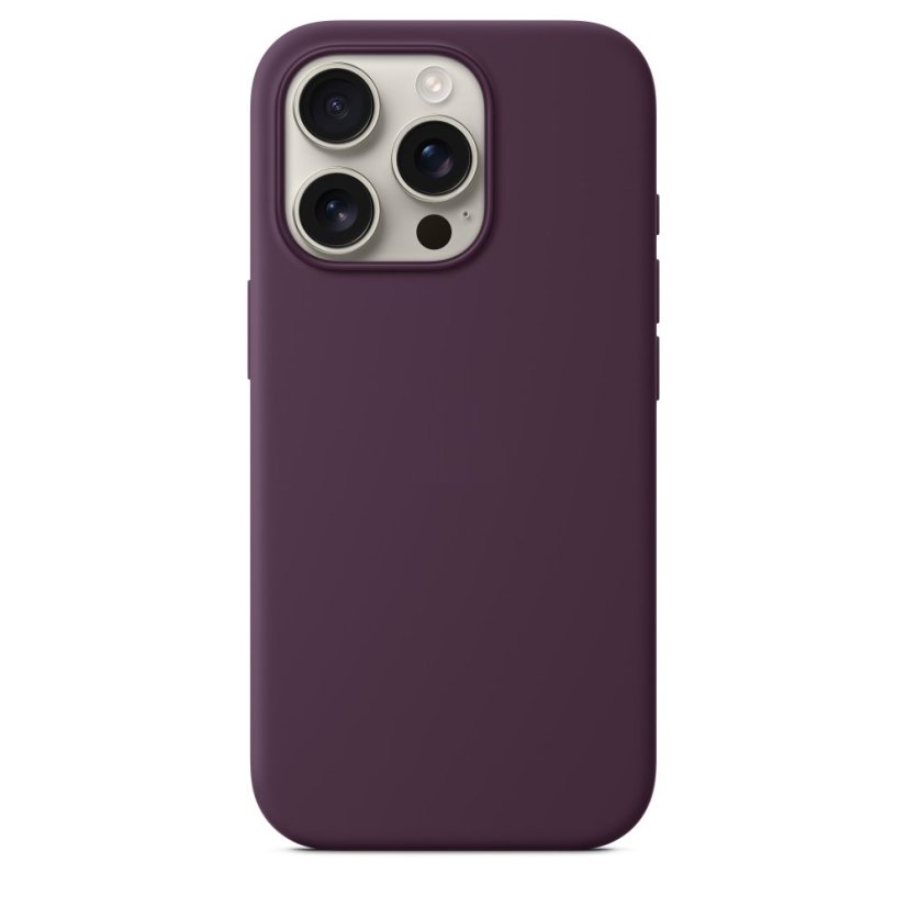 engaroGuard iPhone 16 Pro Silicone Case s MagSafe - Plum