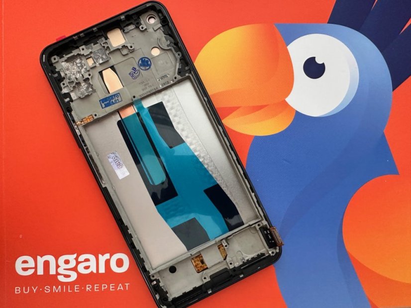 LCD kijelző + érintőképernyő Xiaomi Mi 11 Lite 4G/5G kerettel