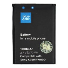 Akkumulátor Battery Sony Ericsson K750I / W800 / W550I / Z300 1000 mAh Blue Star Premium