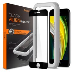 Ochranné tvrdené sklo Spigen Alm Glass Fc iPhone 7 / 8 / SE 2020 / 2022 Black
