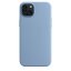 iPhone 15 Silicone Case s MagSafe - Winter Blue design (slabomodrý)