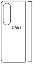 Hydrogel - zadná ochranná fólia - Samsung Galaxy Z Fold 4