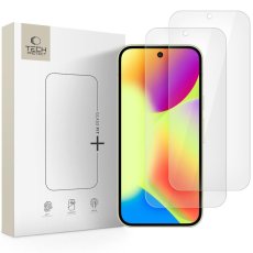 edzett védőüveg Tech-Protect Glass Fit+ 2-Pack Google Pixel 9 / 9 Pro / 10 / 10 Pro átlátszó
