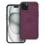 Kryt Woven Mag Cover Case s MagSafe iPhone 15 Plus Burgundy