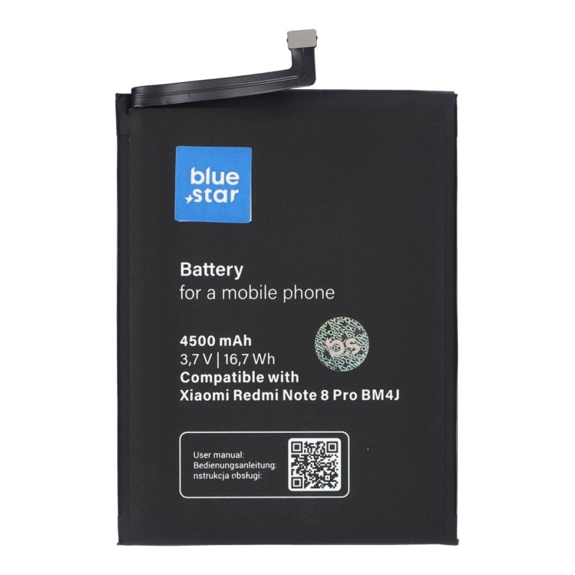 Akkumulátor Battery Xiaomi Redmi Note 8 Pro (Bm4J) 4500 mAh Blue Star