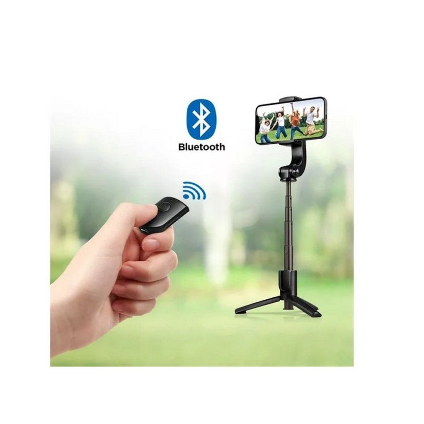 Selfie tyč Spigen S610W Gimbal Bluetooth Selfie Stick Black