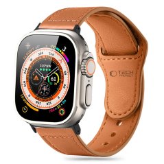 Remienok Tech-Protect Naturalfit Apple Watch 6 / 7 / 8 / 9 / 10 / SE / Ultra 1 / 2 (44 / 45 / 46 / 49 mm) Brown