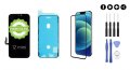 MULTIPACK - Čierny OLED displej iPhone 12 mini + lepka pod displej + 3D ochranné sklo + sada náradia