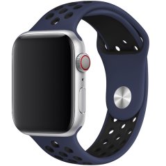 Remienok pre Apple Watch (38/40/41mm) Sport, midnight blue-black (veľkosť S) Remienok pre Apple Watch (38/40/41mm) Sport, midnight blue-black (veľkosť S)