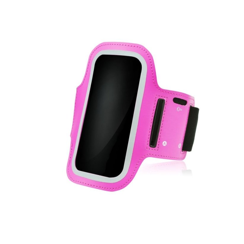Armband - univerzálny držiak telefónu na ruku do 5'' - ružový
