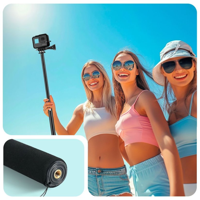 Selfie Stick Tech-Protect Ga100 Monopad & Selfie Stick Gopro / Dji Black