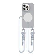 Kryt Tech-Protect Magnecklace Magsafe iPhone 14 Pro Crayon Grey