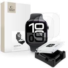 Hydrogel fólia Hydrogelova fólia Tech-Protect Supreme Set+ 2-Pack Apple Watch 10 / 11 (46 mm) Clear