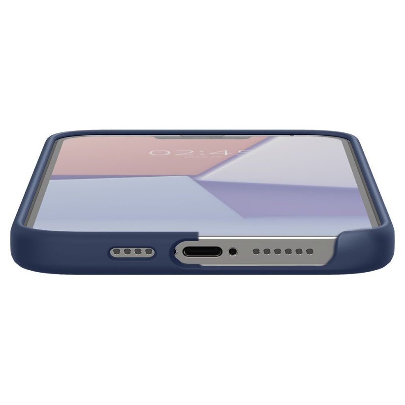 KRYT SPIGEN SILICONE FIT iPhone 13 Pro Max NAVY BLUE