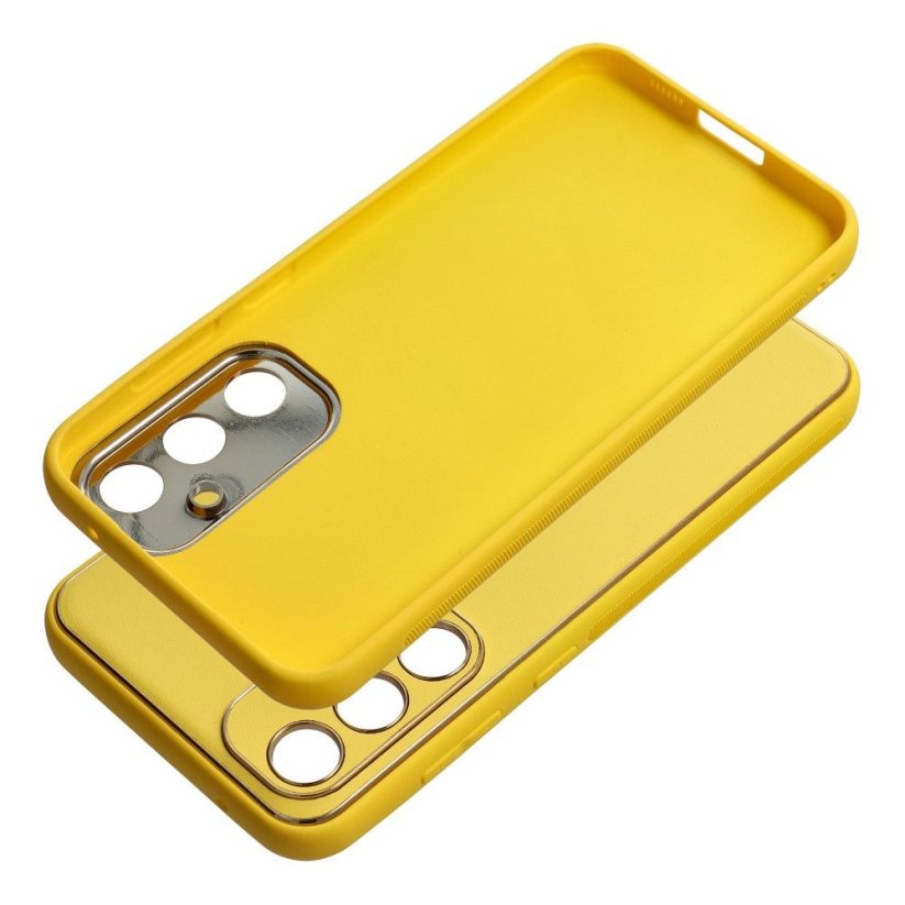 Kryt Leather Case Samsung Galaxy S23 FE Yellow