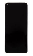 Displej s rámem pro Xiaomi Mi 10T/Mi 10T Pro Black (Service Pack - originální díl)