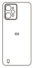 Hidrogél - hátsó védőfólia - Realme C31