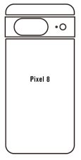 Hidrogél - hátsó védőfólia - Google Pixel 8