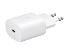 EP-TA800EWE Samsung USB-C 25W Cestovní nabíječka White (Service Pack - originální díl)