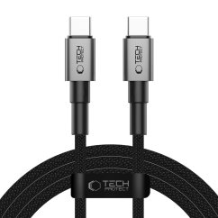 Kábel Tech-Protect Ultraboost Dna Type-C Cable PD100W/5A 200cm Iron Grey