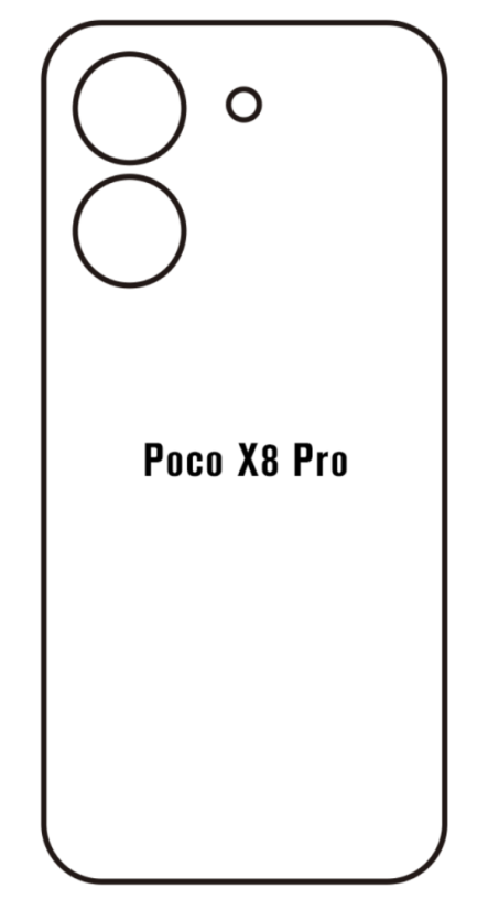 engaroGuard Hydrogel - zadná ochranná fólia - Xiaomi Poco X8 Pro