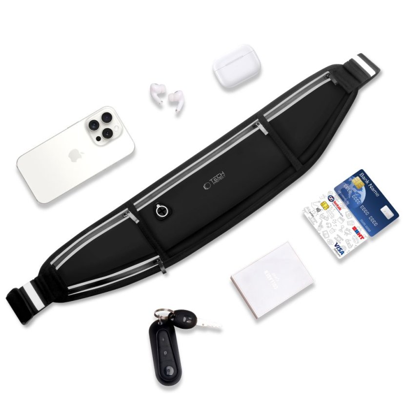Tech-Protect M3 univerzális sport deréktáska Black