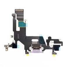 iPhone 11 - dokkolótöltő alsó hajlékony csatlakozó (lila)