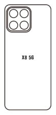 Hydrogel - zadná ochranná fólia - Huawei Honor X8 5G