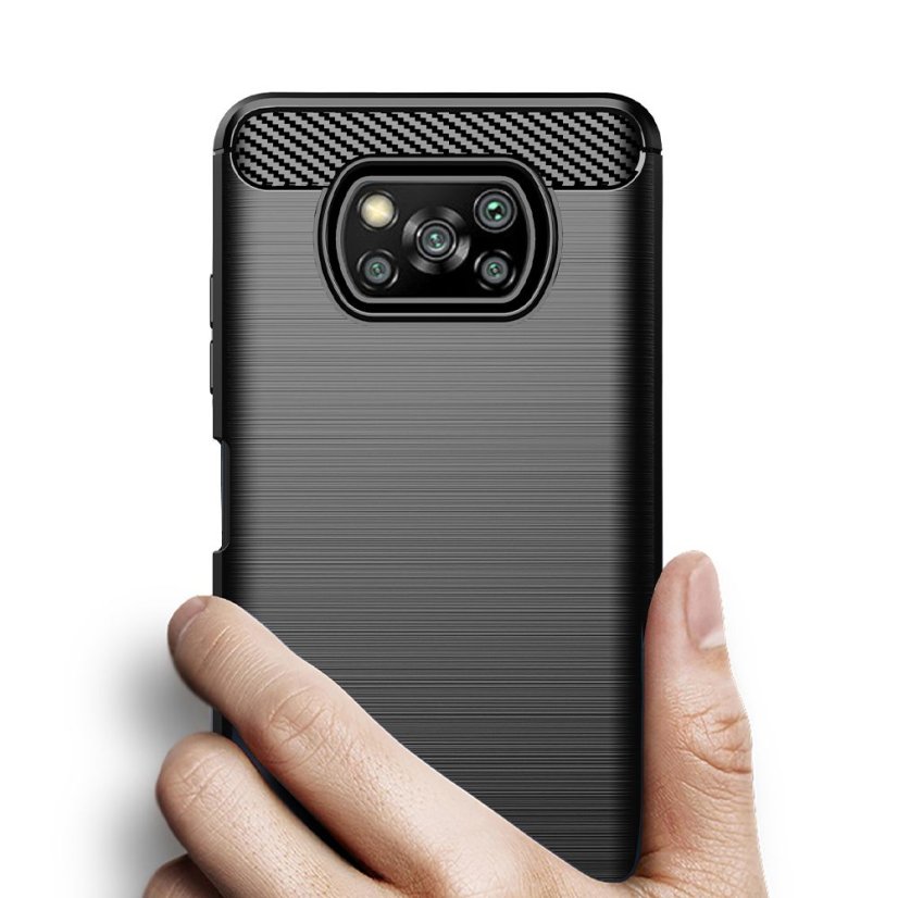 Kryt Case Xiaomi Poco X3 Carbon Black