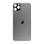 Apple iPhone 11 Pro - Sklo zadného housingu so zväčšeným otvorom na kameru (Space Grey)