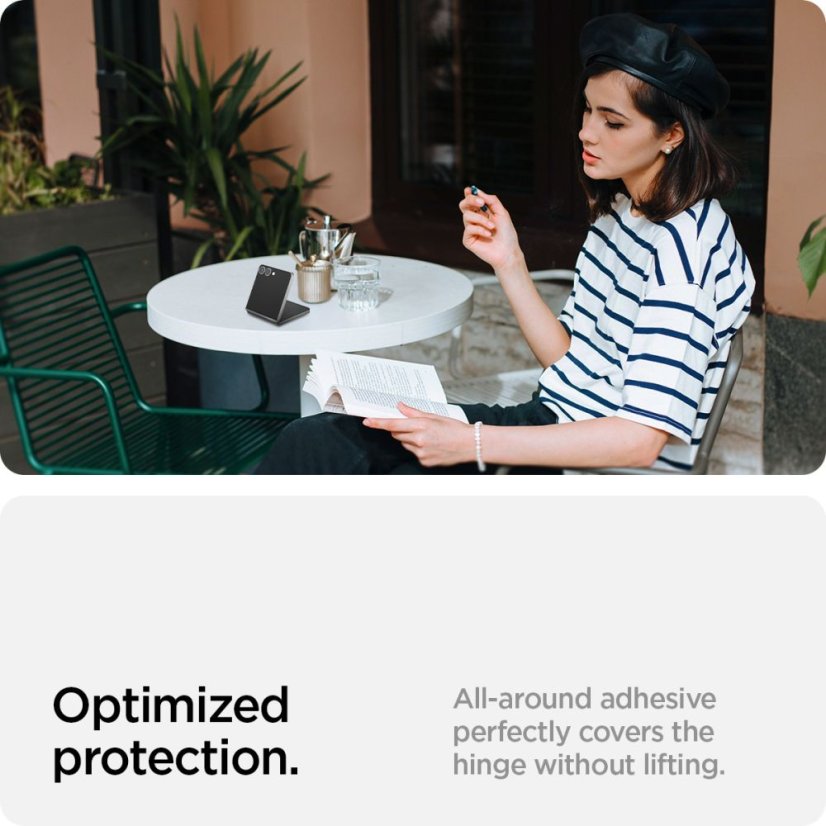 edzett védőüveg Spigen Glas.Tr "Ez Fit" Hd 2-Pack Samsung Galaxy Z Flip 7 átlátszó