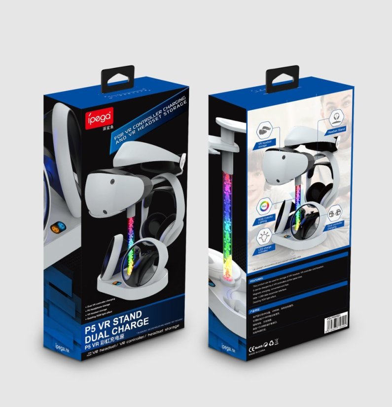 iPega P5V001 Többfunkciós töltőállvány PS VR2-hez