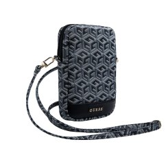 Guess PU G Cube Taška na Telefon so zipsom Black