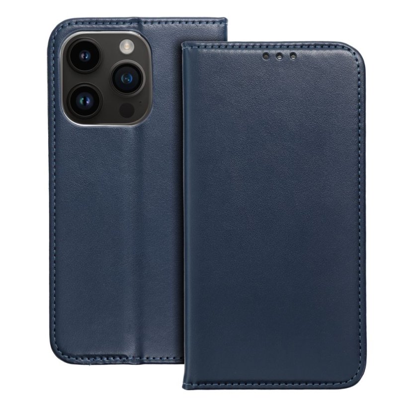 Kryt Smart Magneto Book Case iPhone 14 Pro Navy