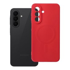 Kryt Case na Samsung Galaxy A27 silikónový Mag Cover s MagSafe (Camera Protection) Red