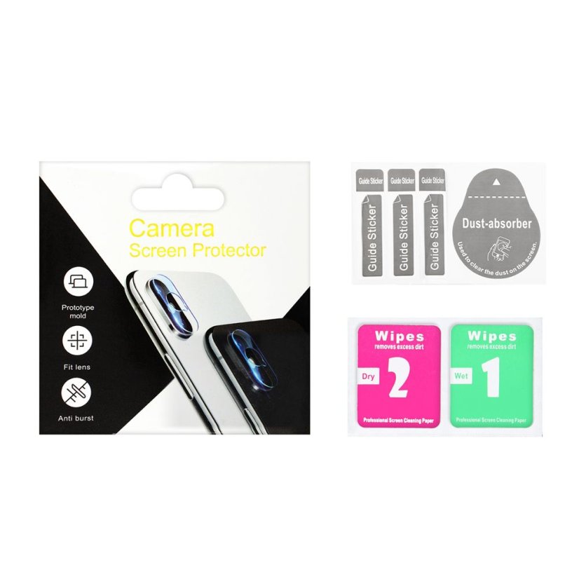 Védőüveg 5D Full Glue Camera Protective Edzett védőüveg - Samsung Galaxy S25 Black